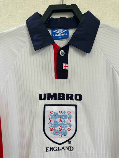 1998 England Home Shirt - Long Sleeve - Retro Classic Kits