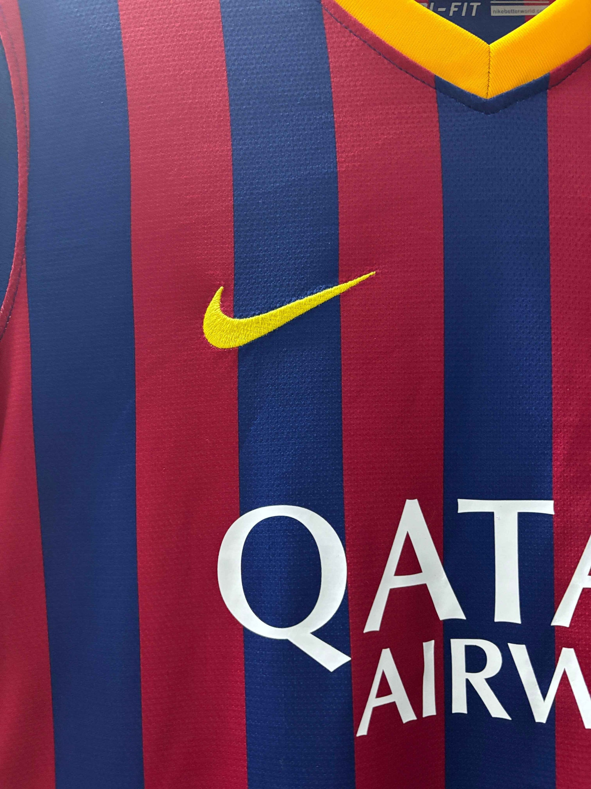 2013-14 FC Barcelona Home Shirt - Retro Classic Kits