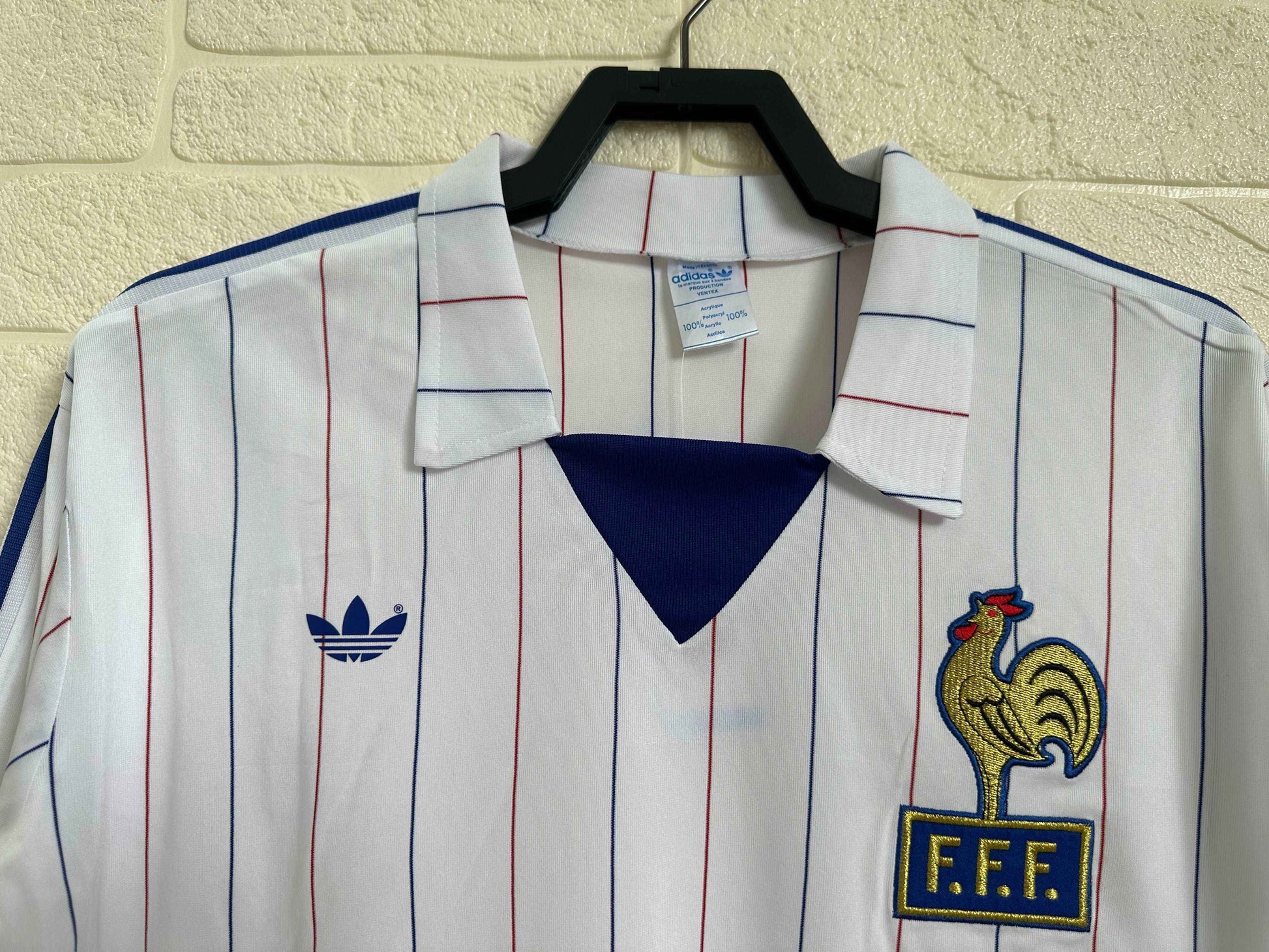 1980-82 France Away Jersey - Long Sleeve - Retro Classic Kits