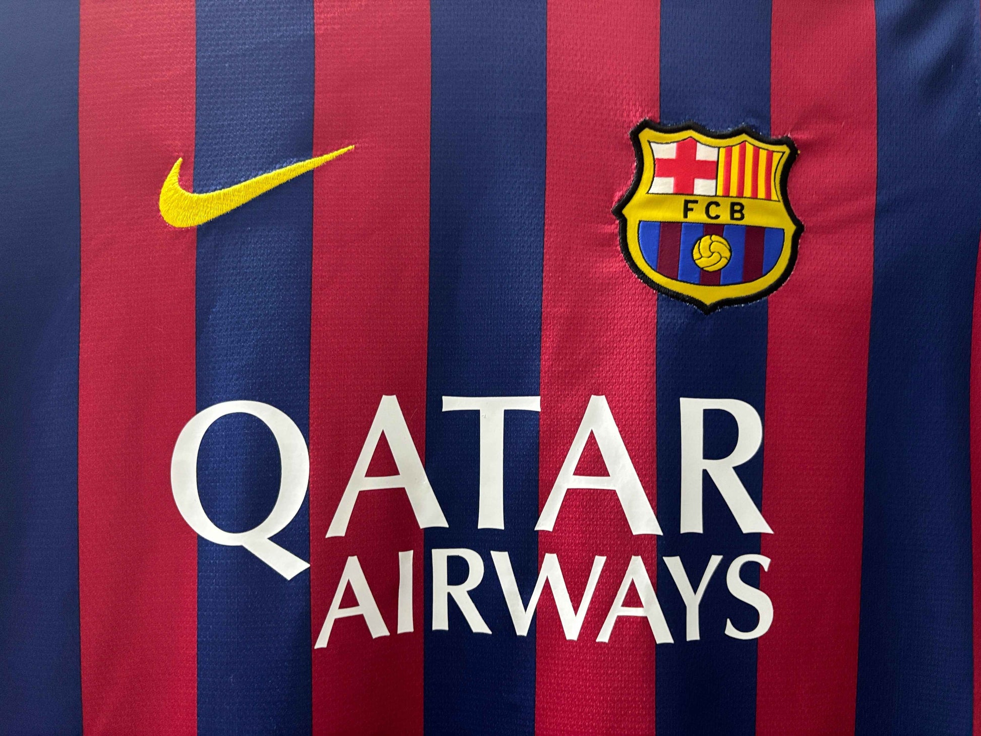 2013-14 FC Barcelona Home Shirt - Retro Classic Kits