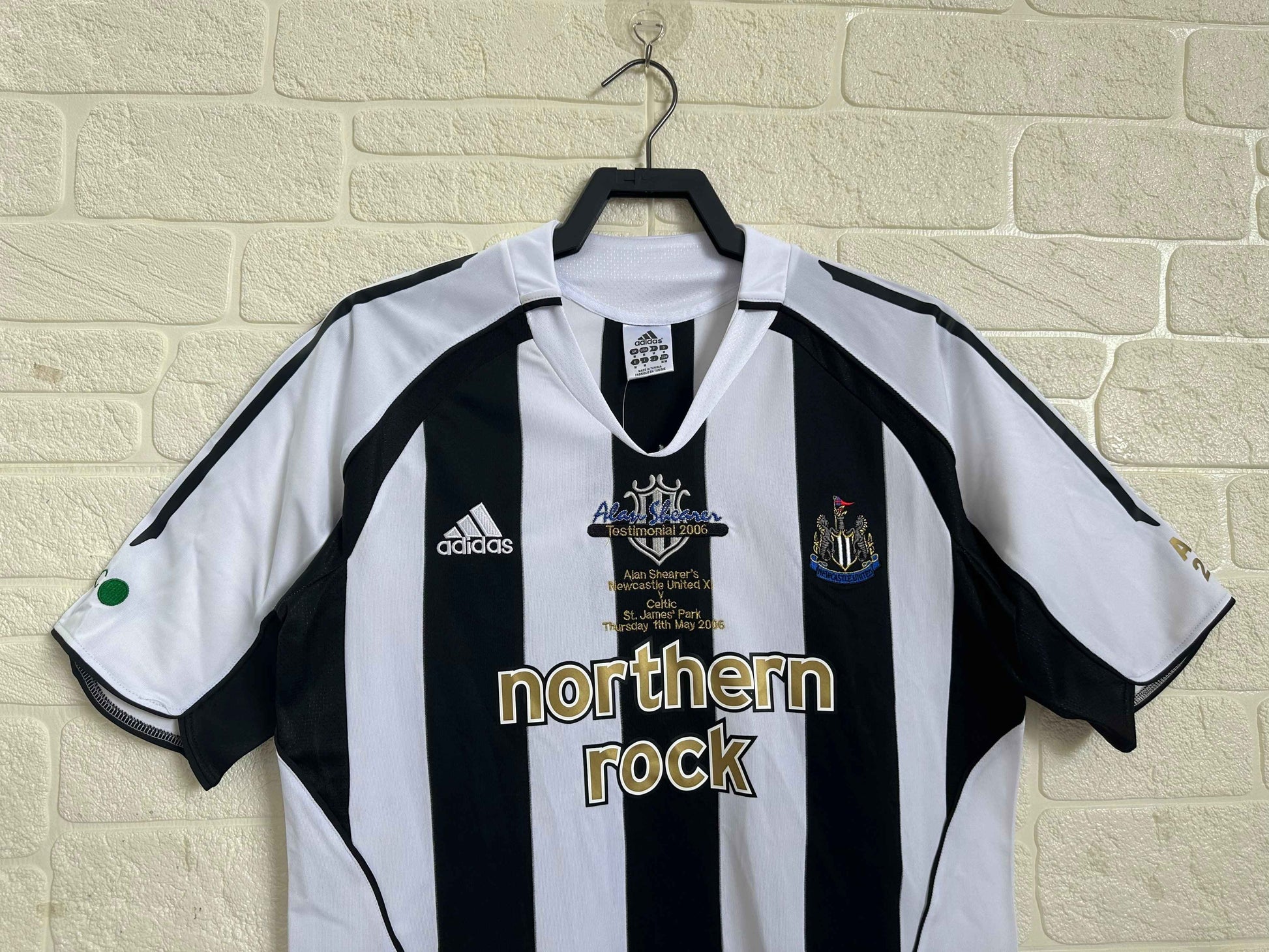 2006 Newcastle United 'Alan Shearer Testimonial' Home Shirt - Retro Classic Kits
