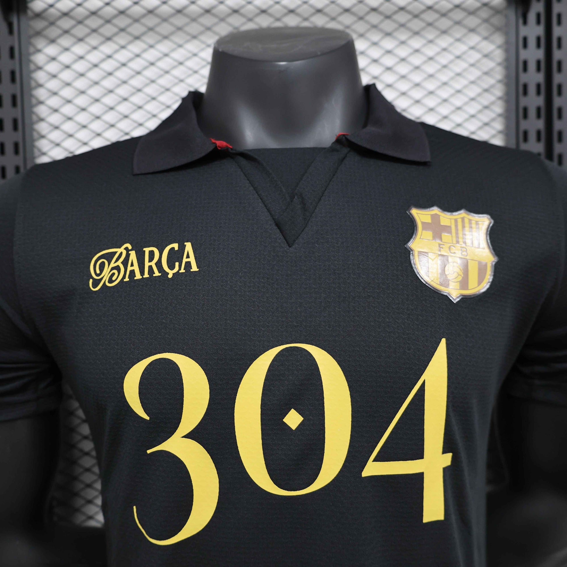 Special Edition FC Barcelona Shirt - Lamine Yamal 304 Black - Retro Classic Kits