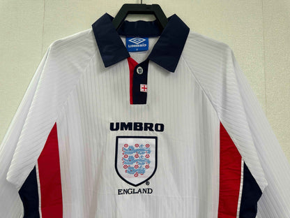 1998 England Home Shirt - Long Sleeve - Retro Classic Kits