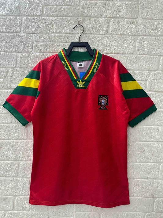 1992 Portugal Home Shirt - Retro Classic Kits