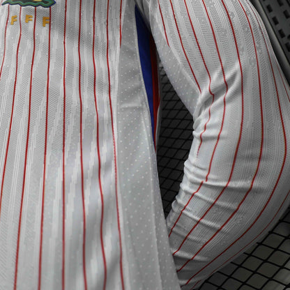 2024 France Away Shirt - Long Sleeve [Player Version] - Retro Classic Kits