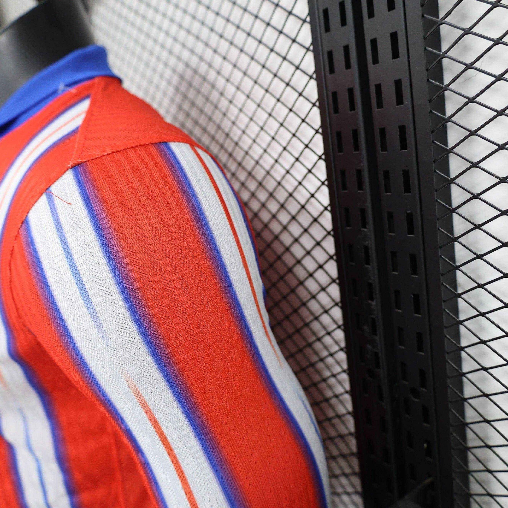 2024-25 Atletico Madrid Home Shirt - Long Sleeve [Player Version] - Retro Classic Kits