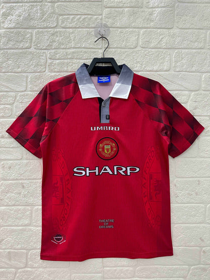 1996-98 Manchester United Home Shirt - Kit Legacy