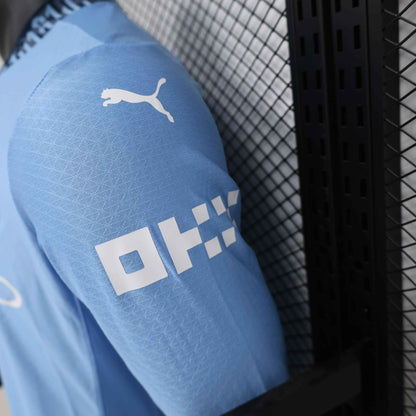 2024-25 Manchester City Home Shirt - Long Sleeve [Player Version] - Kit Legacy