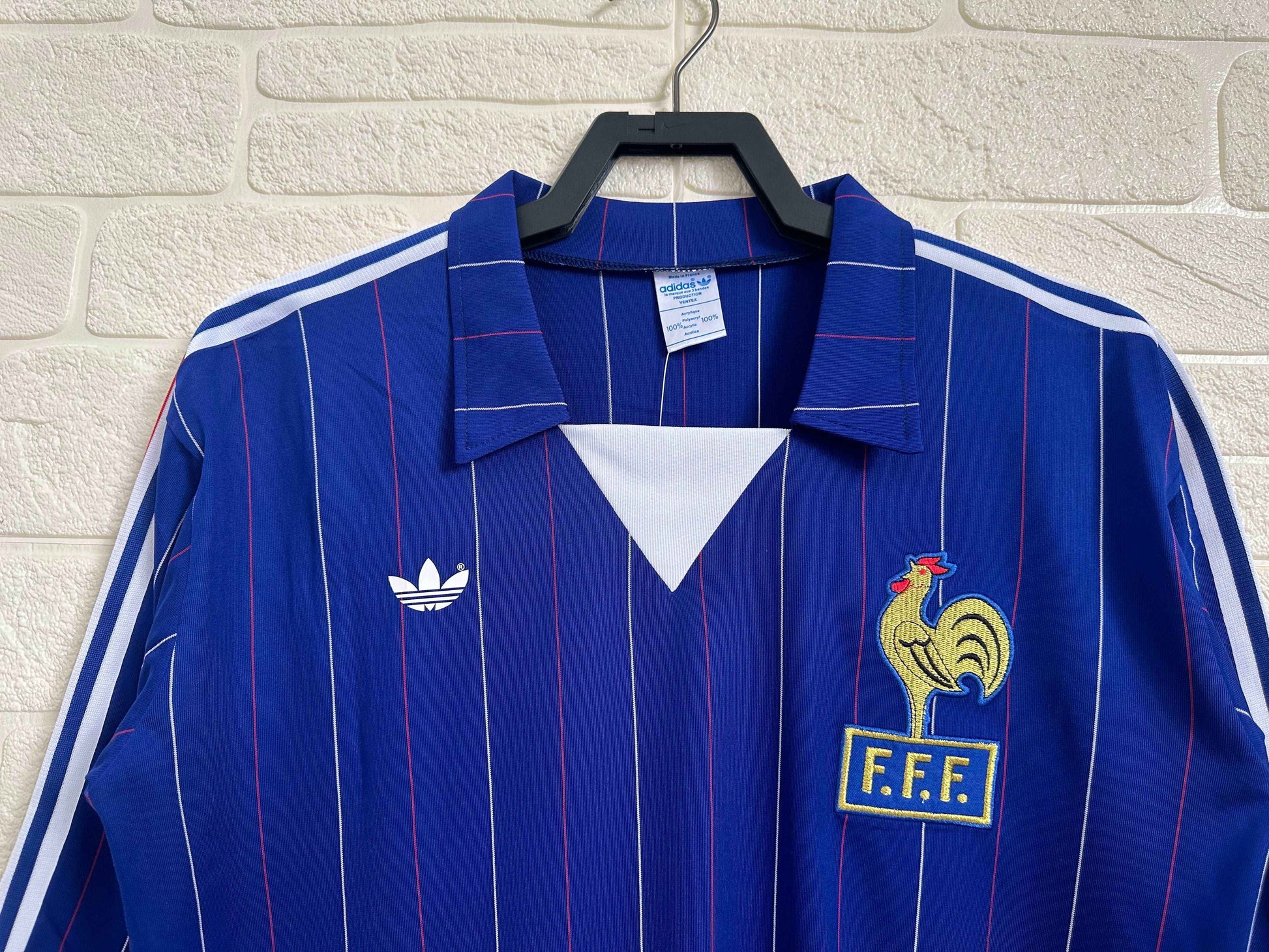 1980-82 France Home Jersey - Long Sleeve - Retro Classic Kits