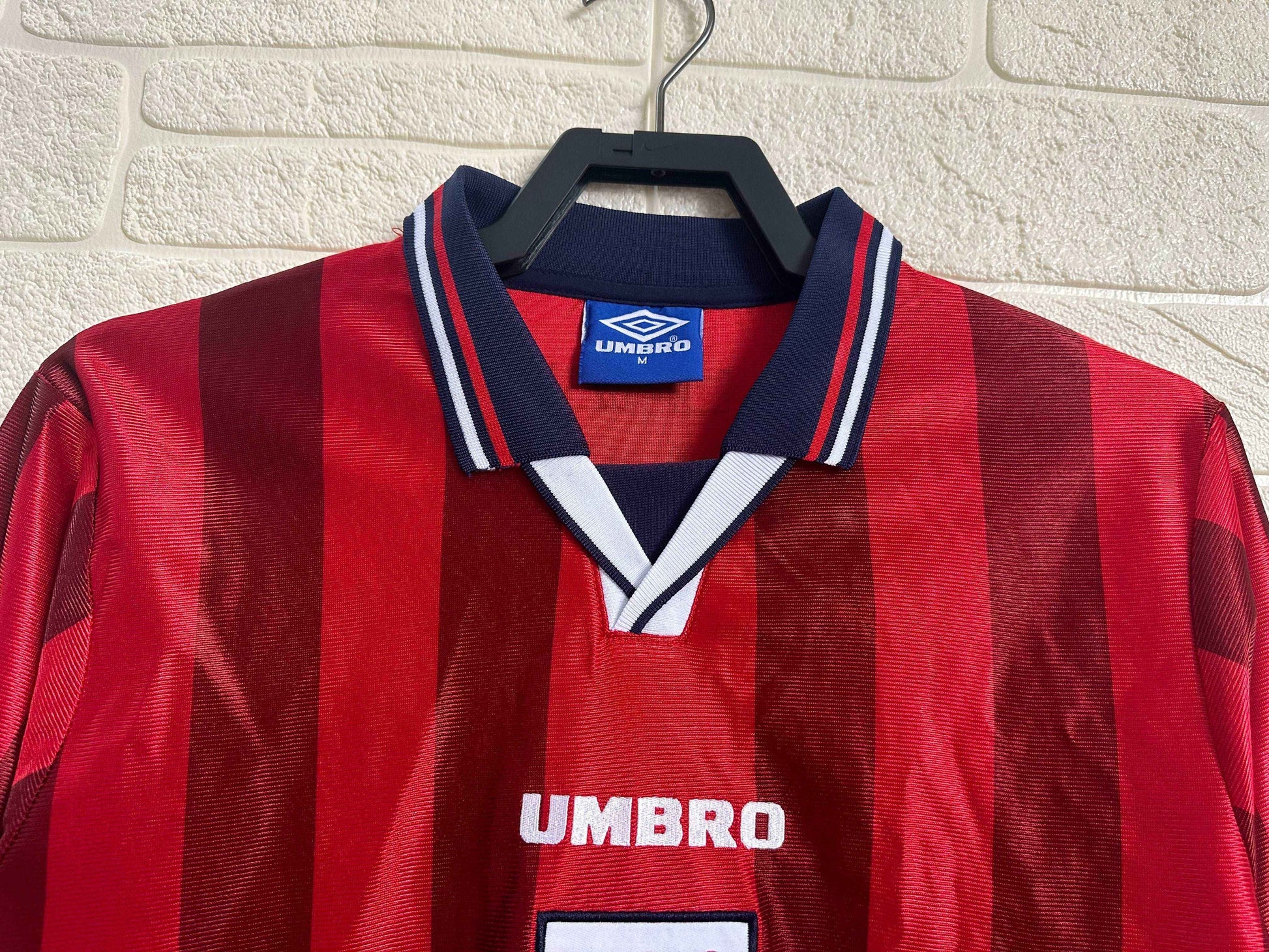 1998 England Away Shirt - Long Sleeve - Retro Classic Kits