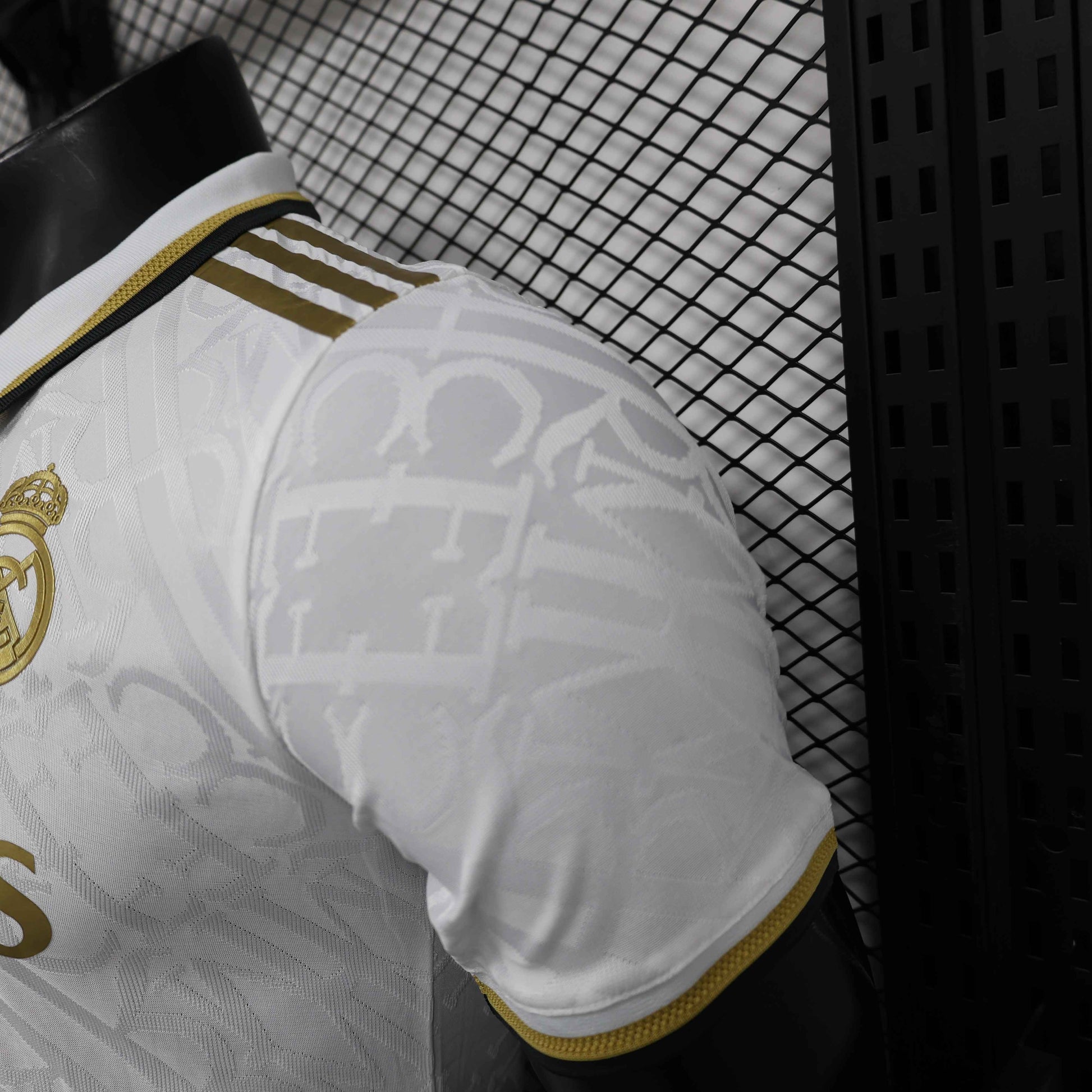 Limited Edition Real Madrid Shirt - Originals White and Gold [Player Version] - Retro Classic Kits