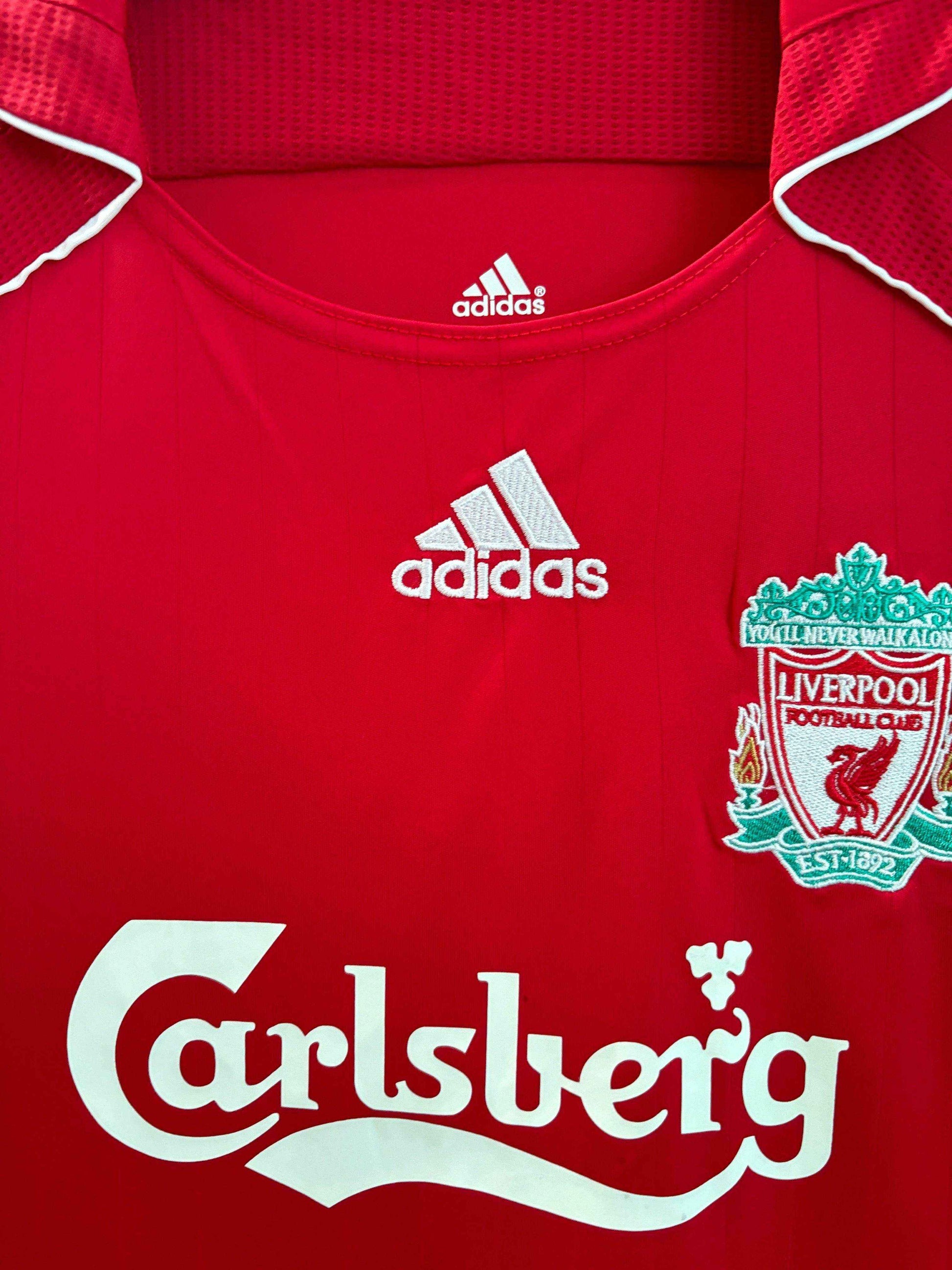 2006-07 Liverpool Home Shirt - Long Sleeve - Retro Classic Kits