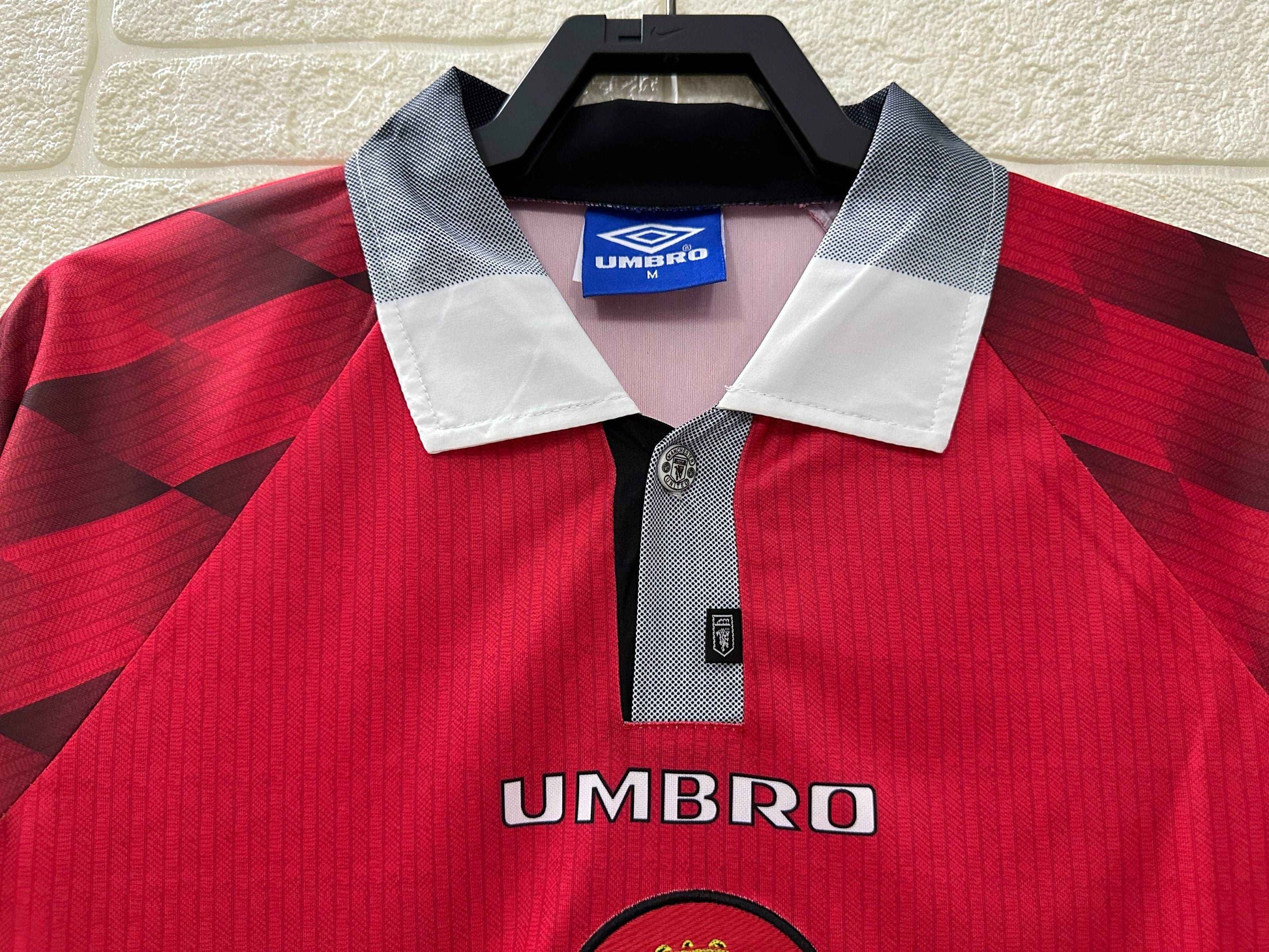 1996-98 Manchester United Home Shirt - Long Sleeve - Retro Classic Kits