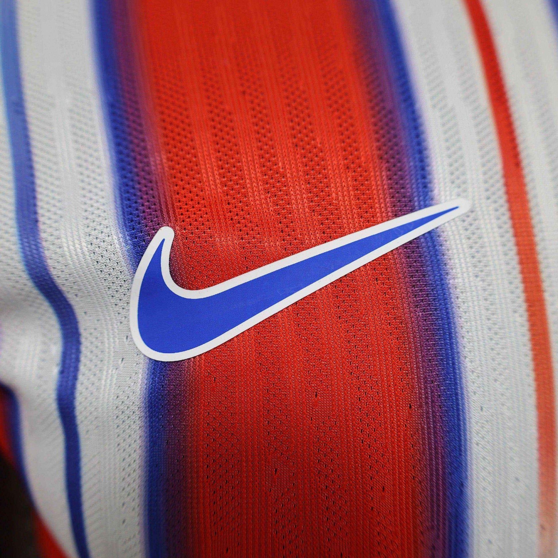 2024-25 Atletico Madrid Home Shirt - Long Sleeve [Player Version] - Retro Classic Kits
