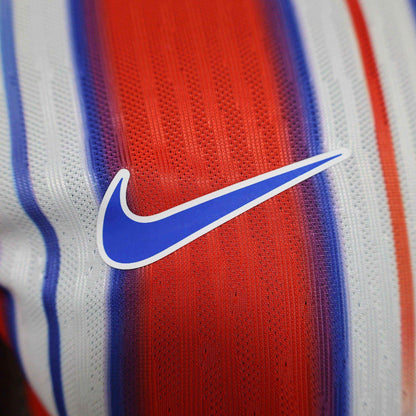 2024-25 Atletico Madrid Home Shirt - Long Sleeve [Player Version] - Retro Classic Kits