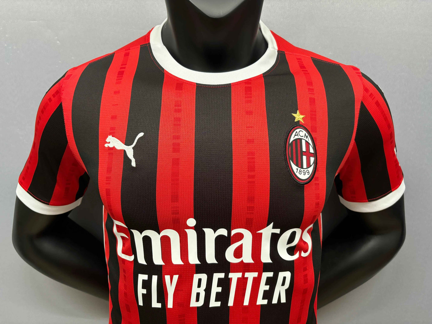 2024-25 AC Milan Home Shirt [Player Version] - Retro Classic Kits