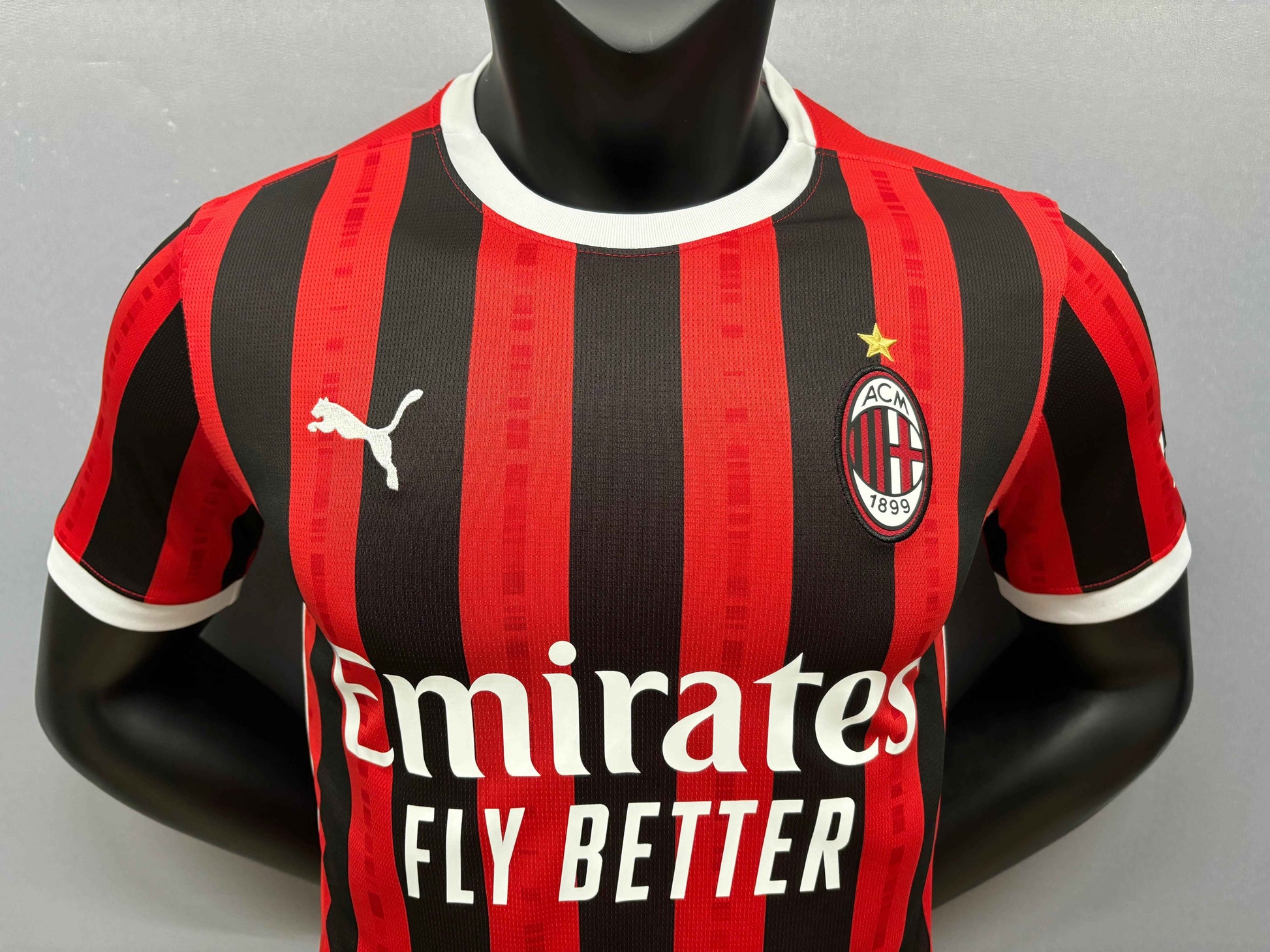 2024-25 AC Milan Home Shirt [Player Version] - Retro Classic Kits