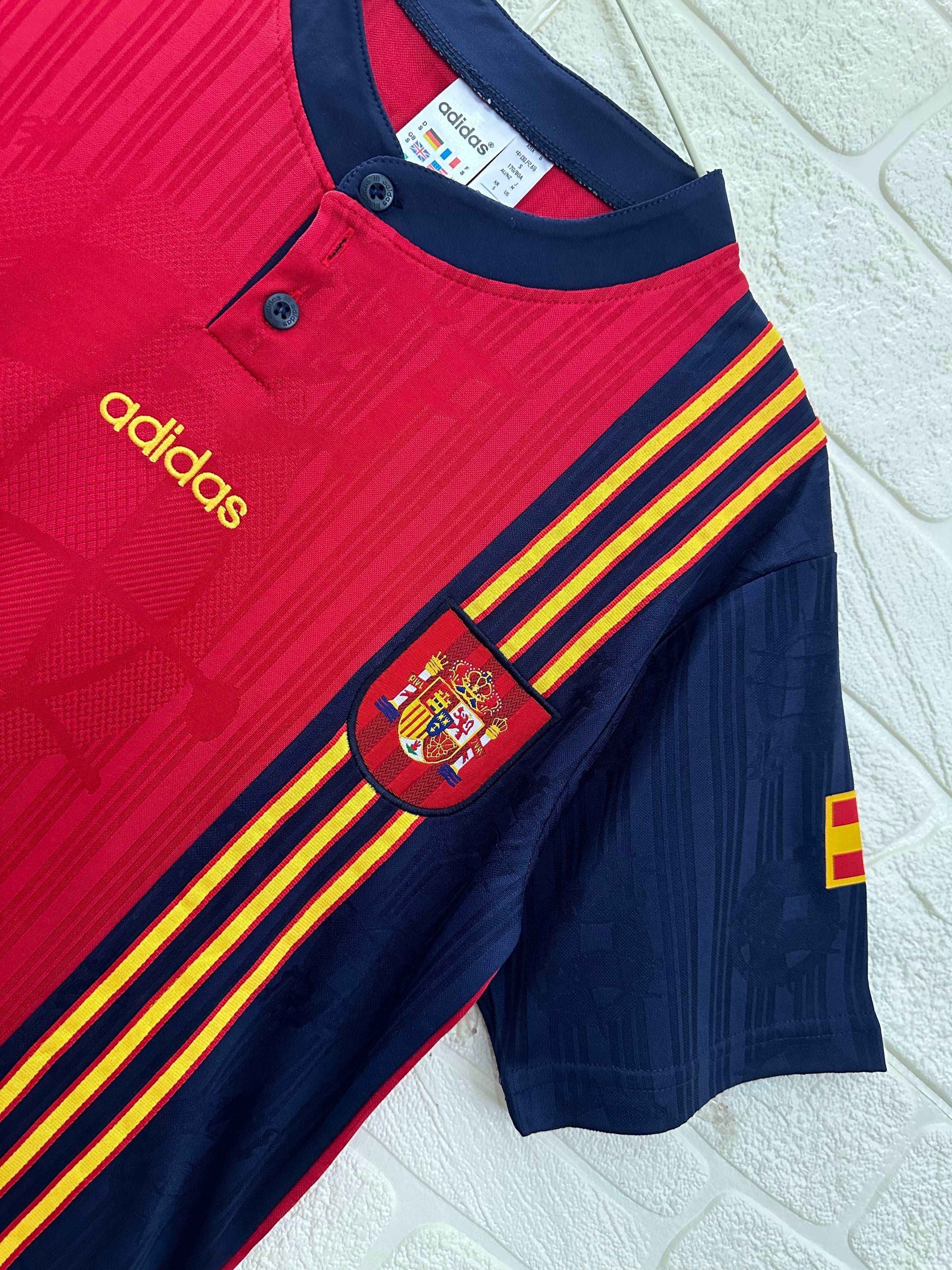 1996 Spain Home Shirt - Retro Classic Kits