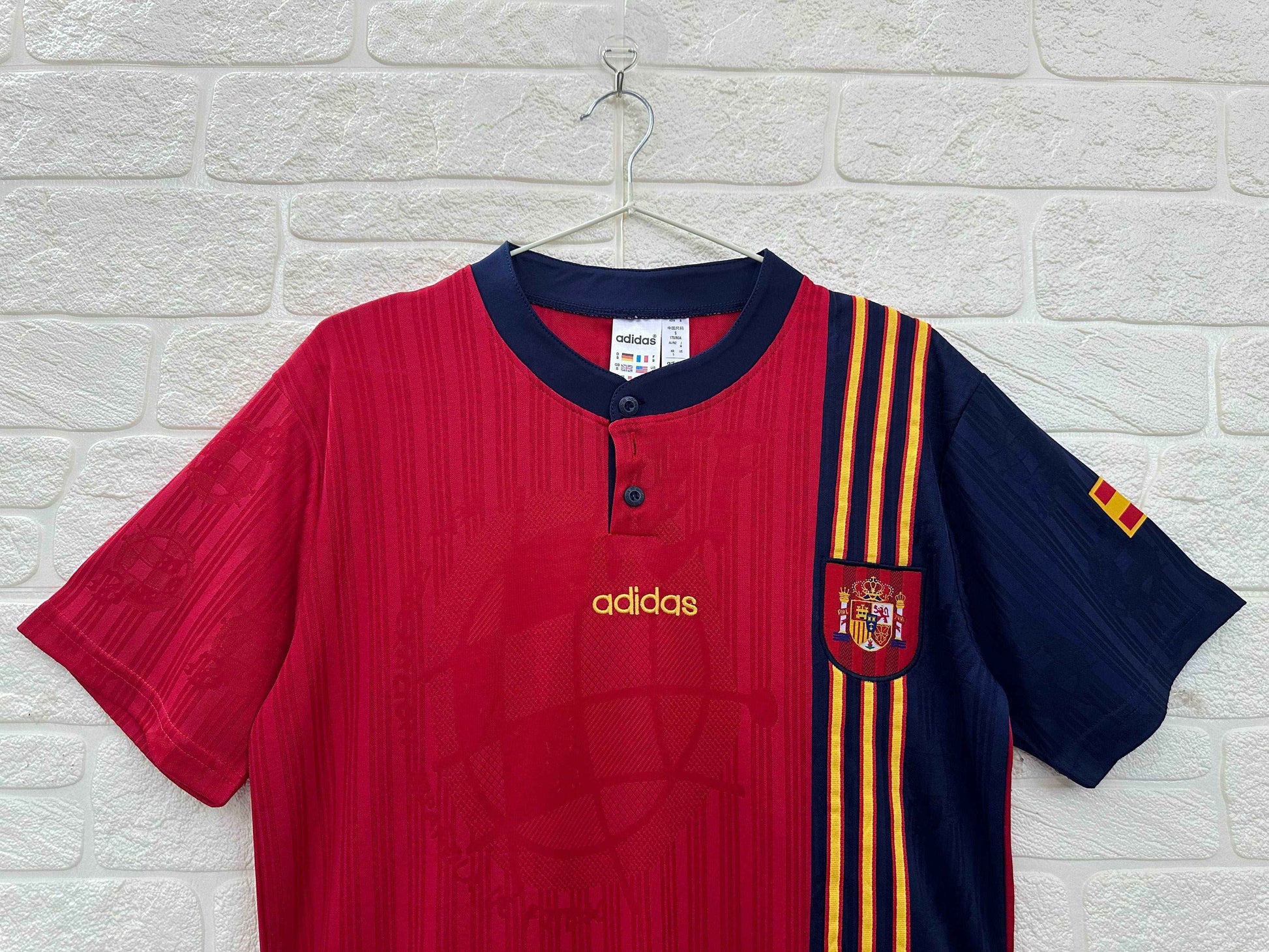 1996 Spain Home Shirt - Retro Classic Kits