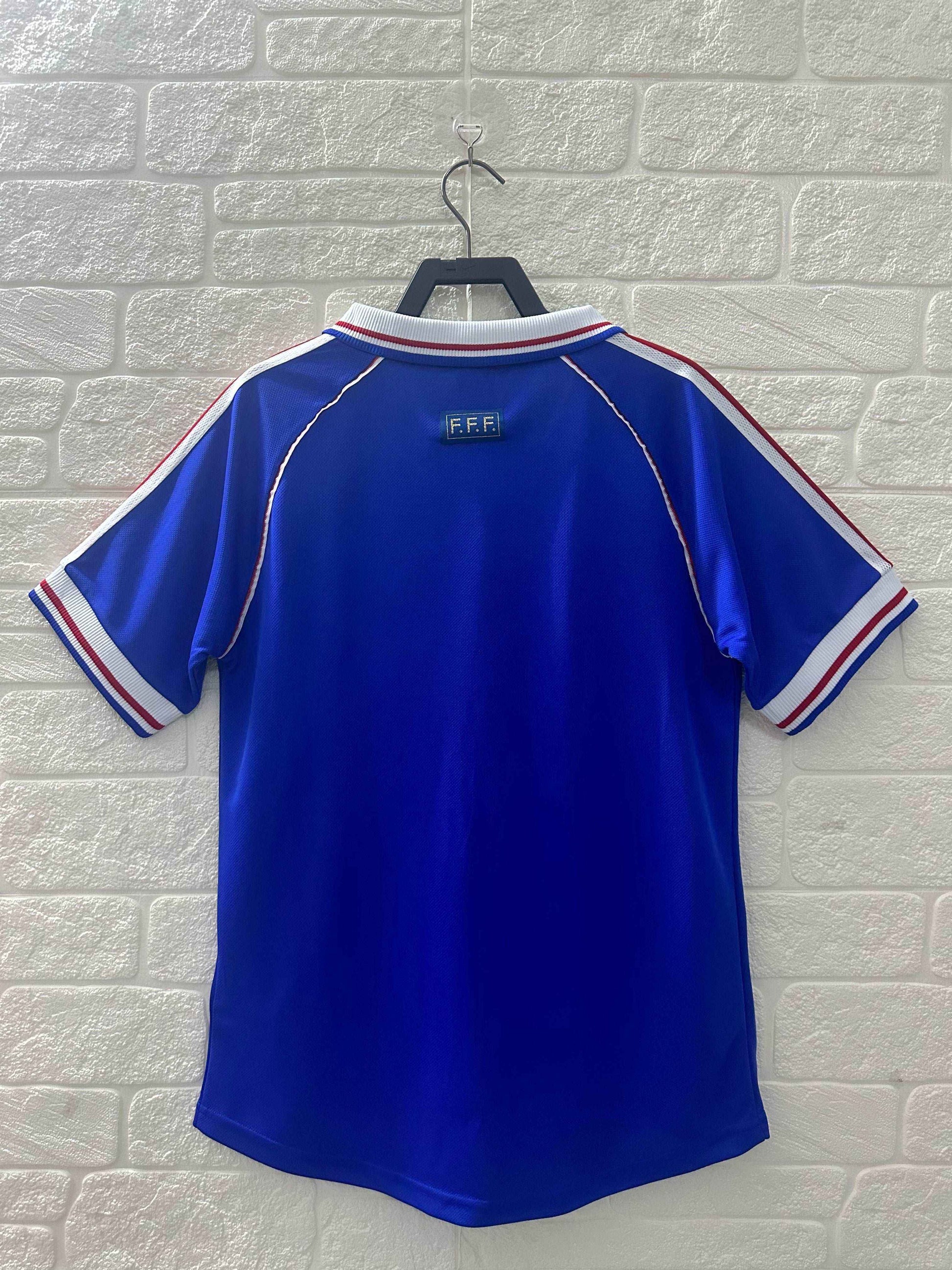 1998 France Home Shirt - Retro Classic Kits