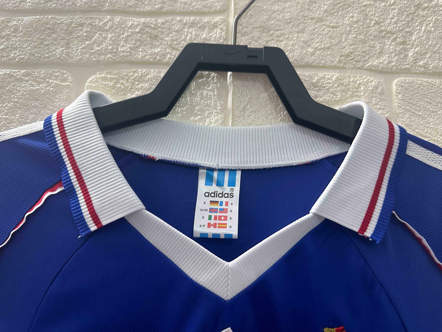 1998 France Home Shirt - Long Sleeve - Retro Classic Kits