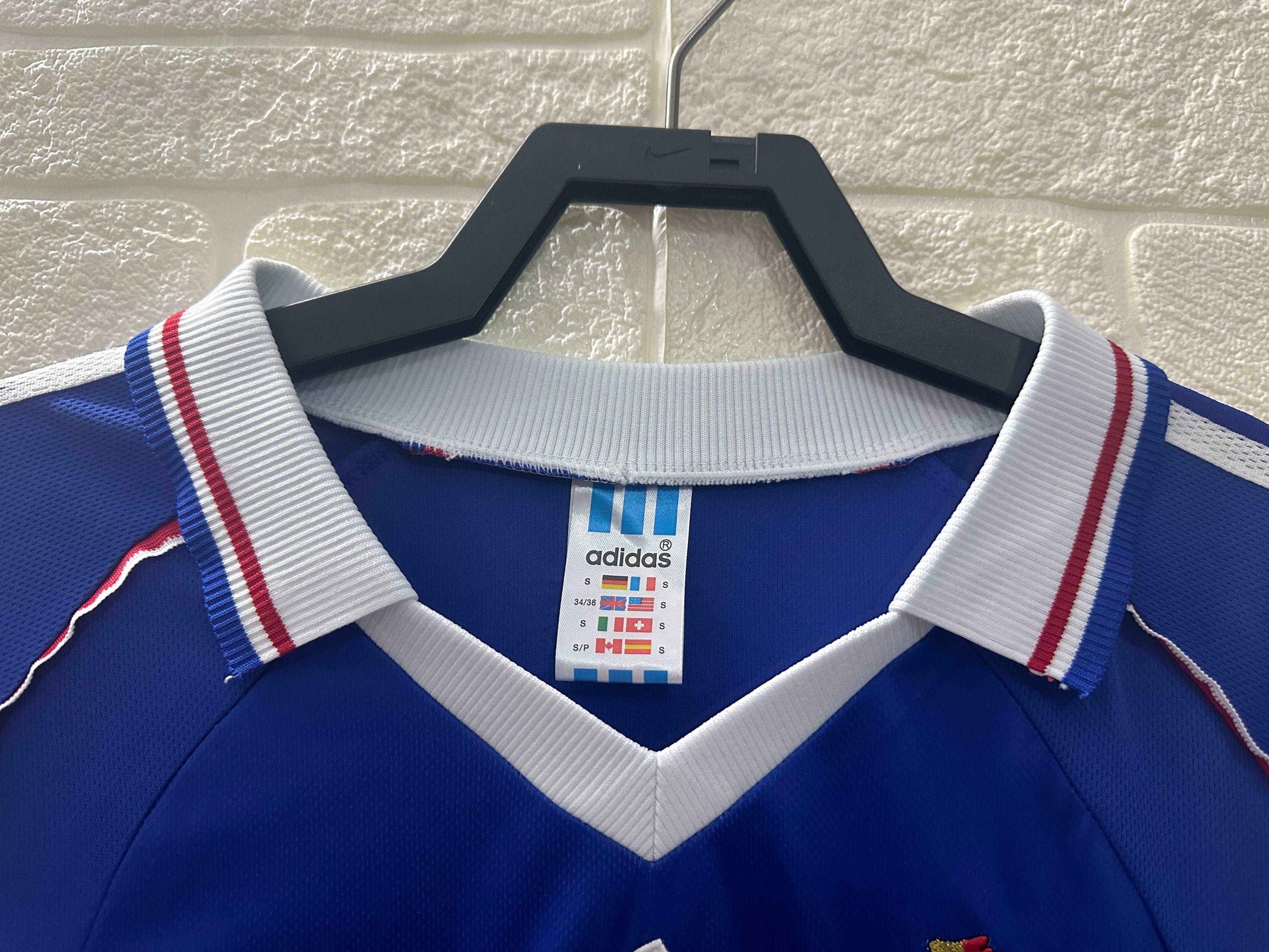 1998 France Home Shirt - Long Sleeve - Retro Classic Kits