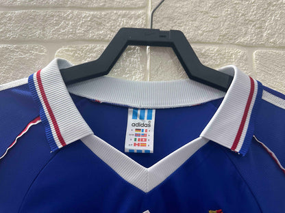 1998 France Home Shirt - Long Sleeve - Retro Classic Kits