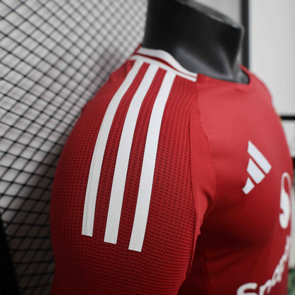 2024-25 Manchester United Home Shirt - Long Sleeve [Player Version] - Kit Legacy