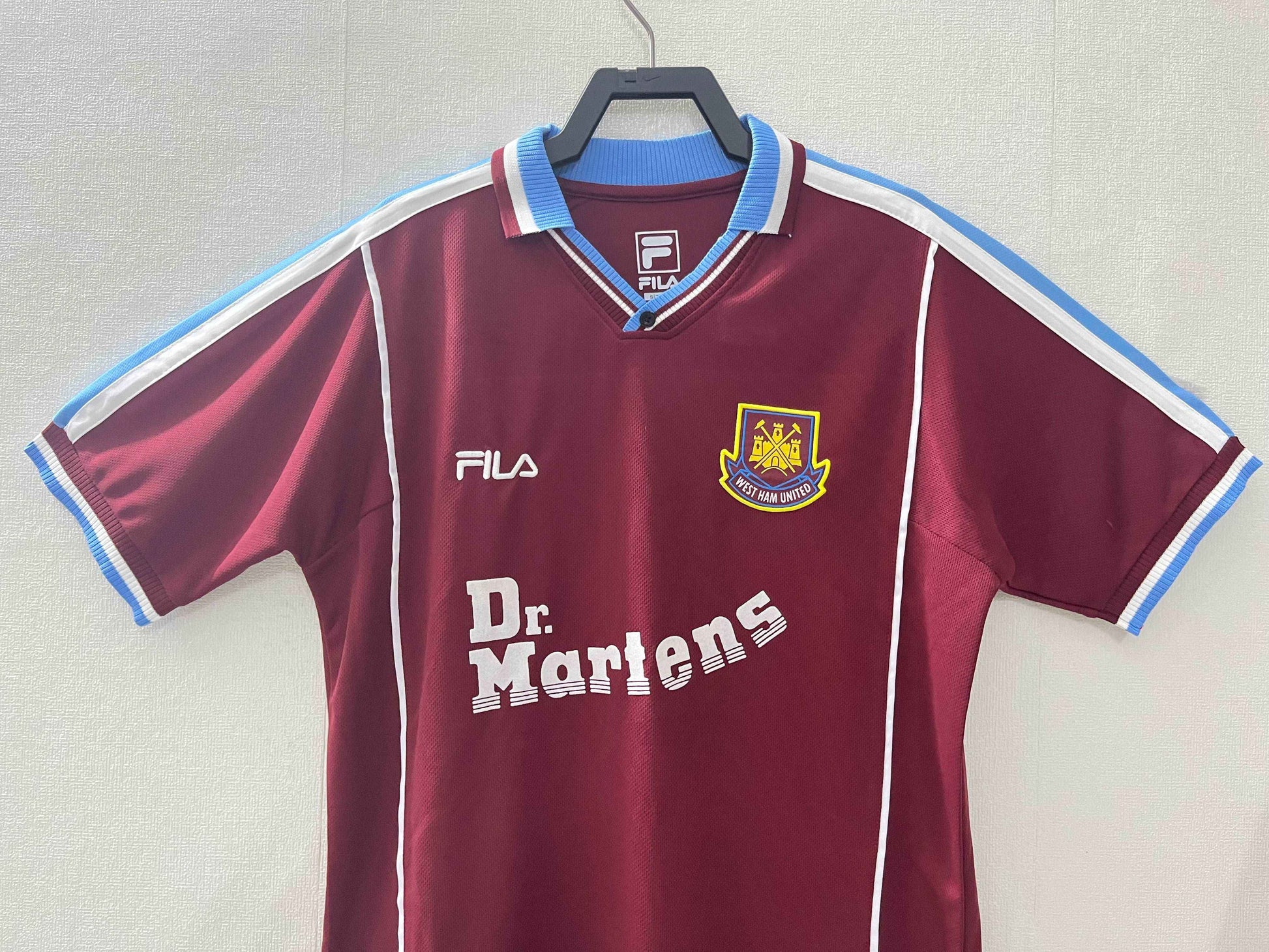 1999-01 West Ham Home Shirt - Retro Classic Kits
