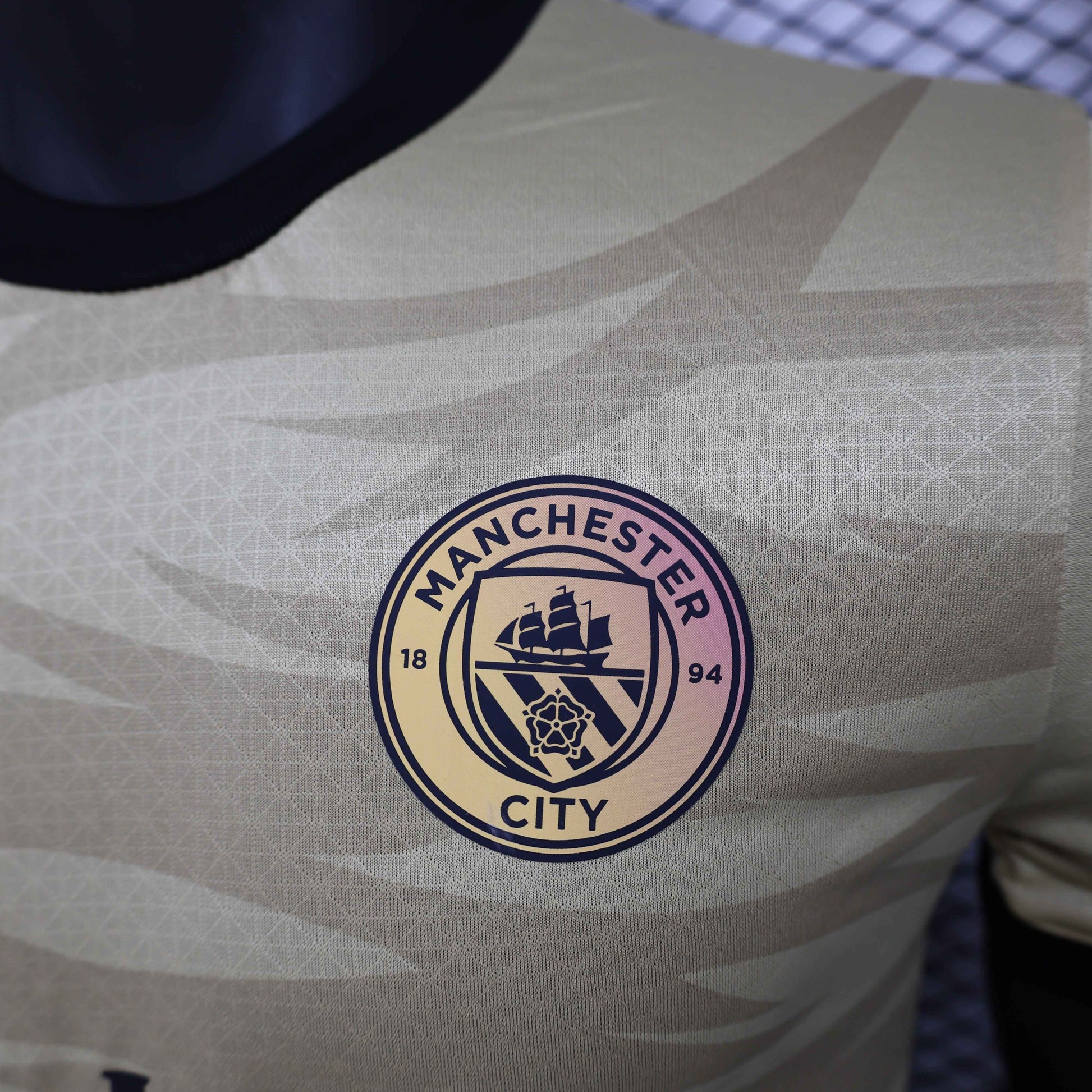 Special Edition Manchester City Shirt - Dragon Gold - Retro Classic Kits
