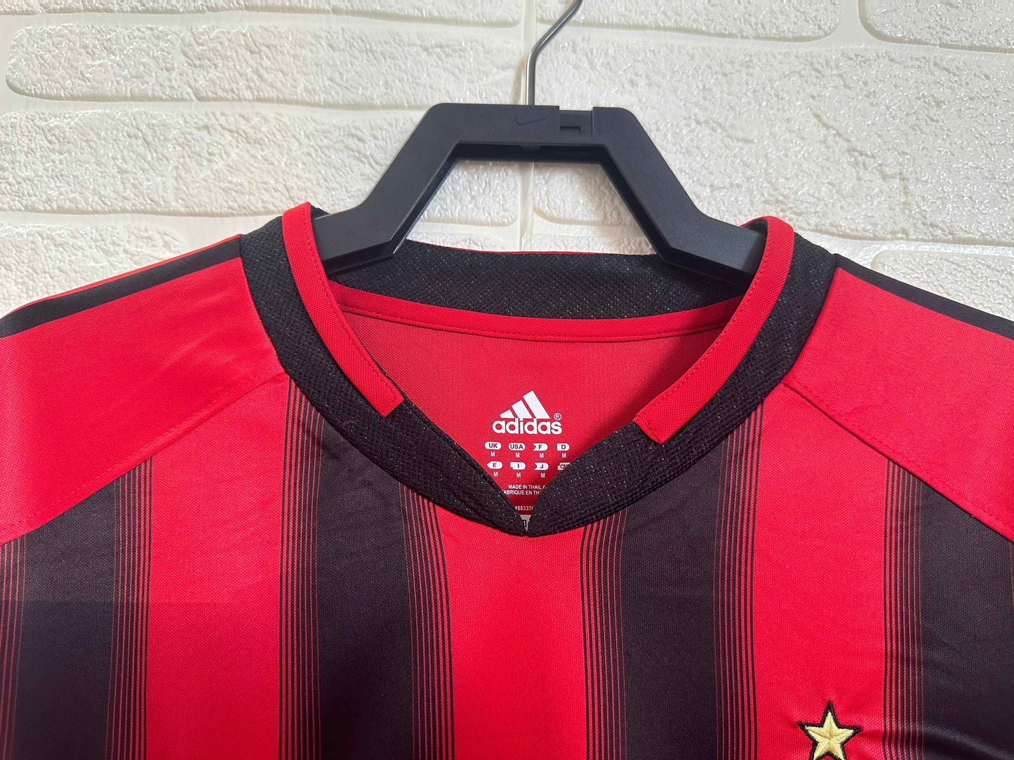 2004-05 AC Milan Home Shirt - Long Sleeve - Retro Classic Kits