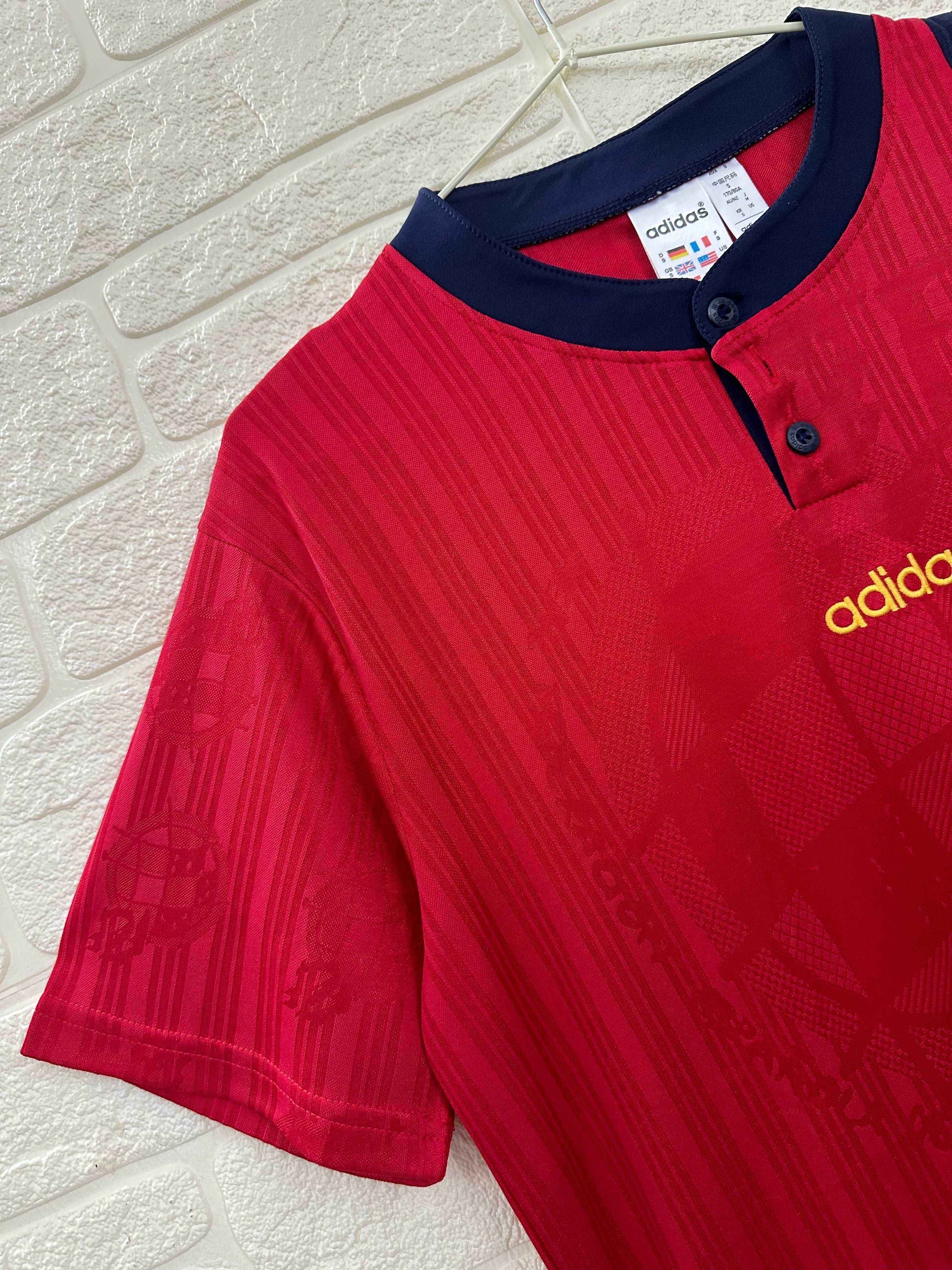 1996 Spain Home Shirt - Retro Classic Kits