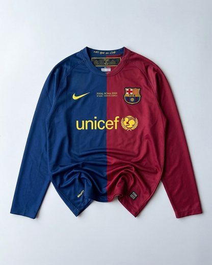 FC Barcelona 2008-09 UCL Final Shirt - Long Sleeve 