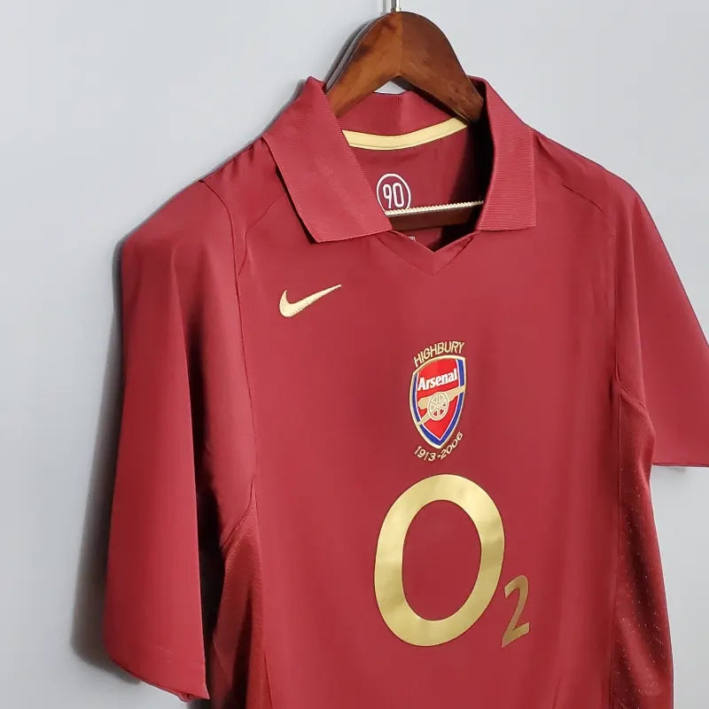 2005-06 Arsenal Home Shirt - Retro Classic Kits