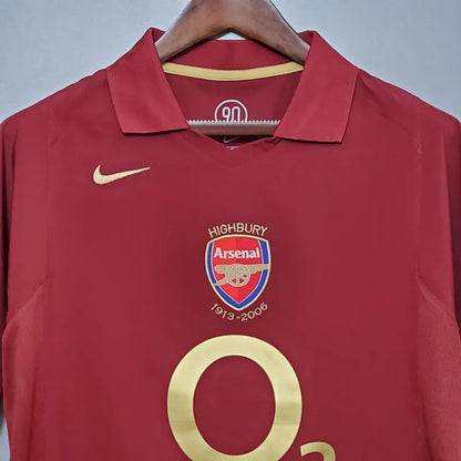 2005-06 Arsenal Home Shirt - Retro Classic Kits