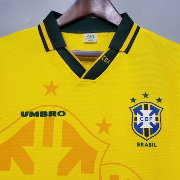 1994 Brazil Home Kit - Retro Classic Kits