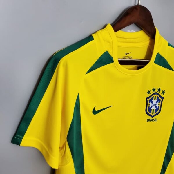 2002 Brazil Home Kit - Retro Classic Kits