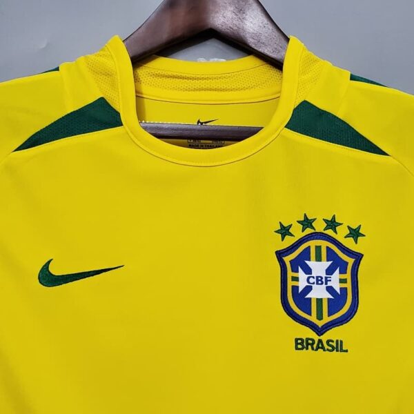 2002 Brazil Home Kit - Retro Classic Kits