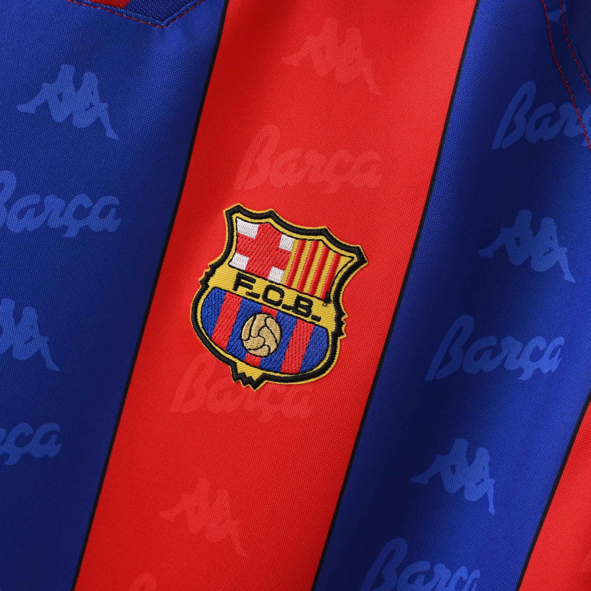 1996-97 FC Barcelona Home Kit - Retro Classic Kits