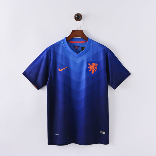 Países Bajos 2014 camiseta visitante