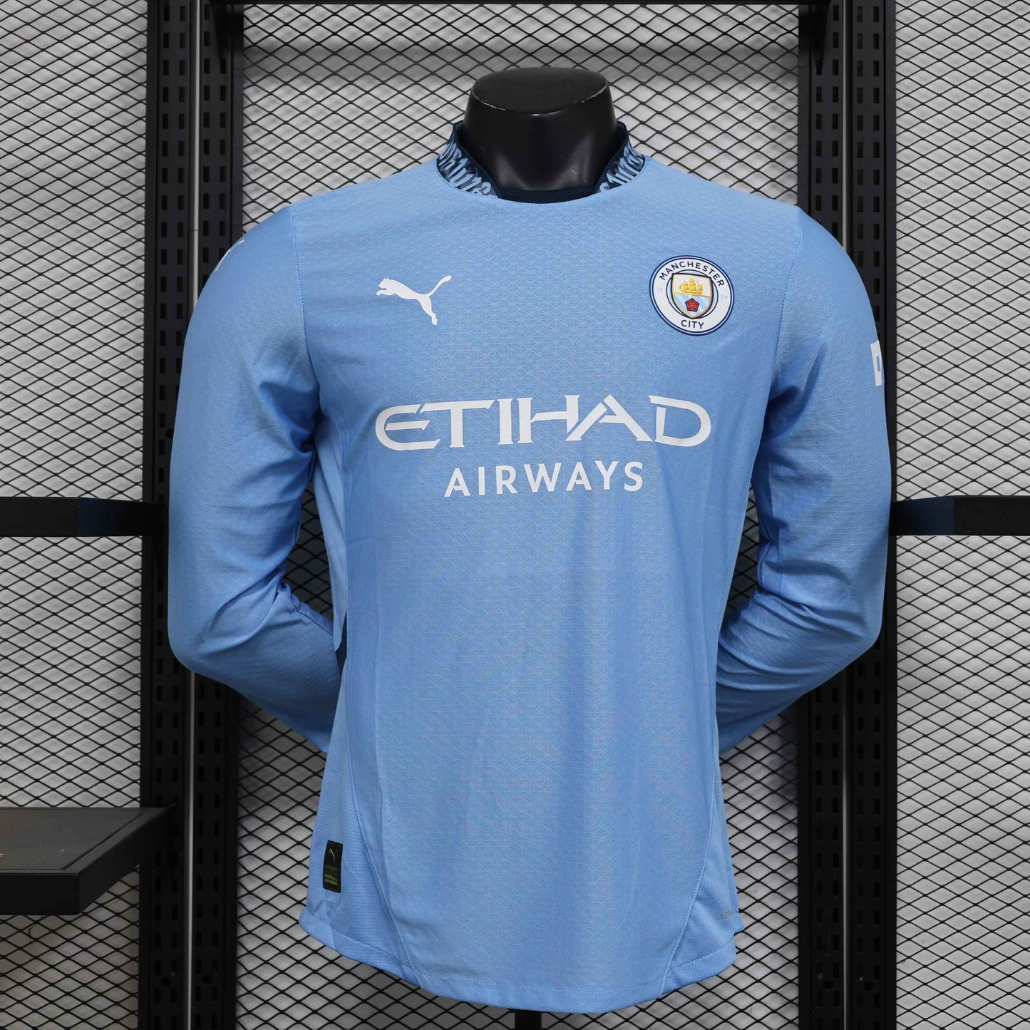 2024-25 Manchester City Home Shirt - Long Sleeve [Player Version] - Kit Legacy