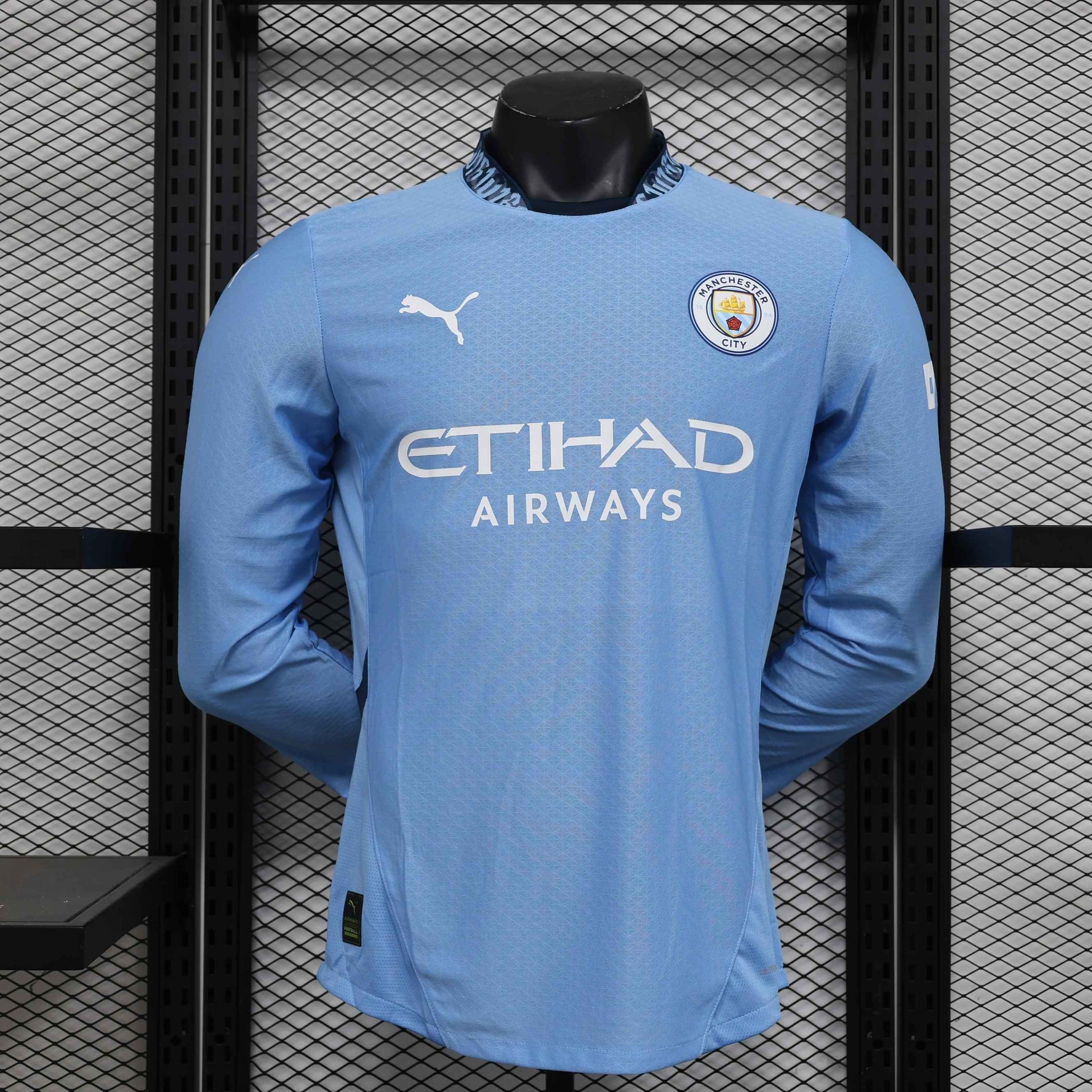 2024-25 Manchester City Home Shirt - Long Sleeve [Player Version] - Kit Legacy