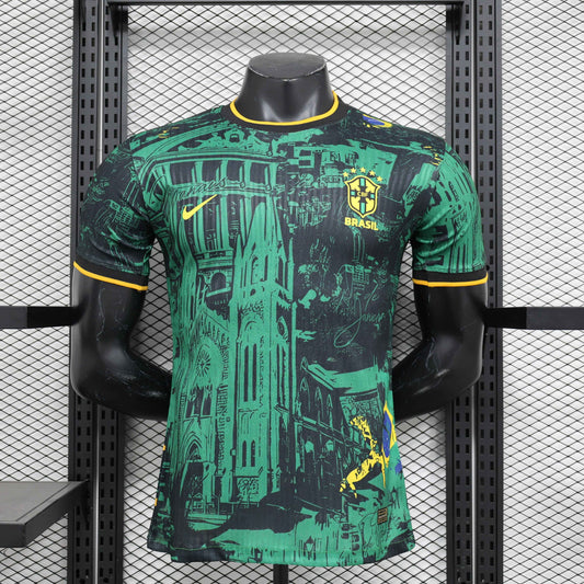 Limited Edition Brazil Shirt - Green - Retro Classic Kits