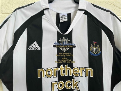 2006 Newcastle United 'Alan Shearer Testimonial' Home Shirt - Retro Classic Kits