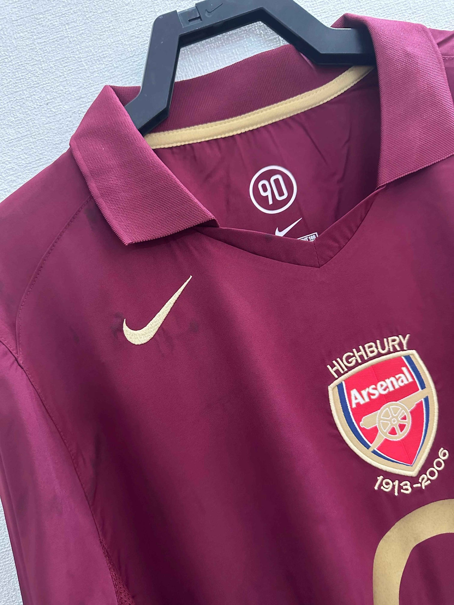 2005-06 Arsenal Home Shirt - Long Sleeve - Retro Classic Kits