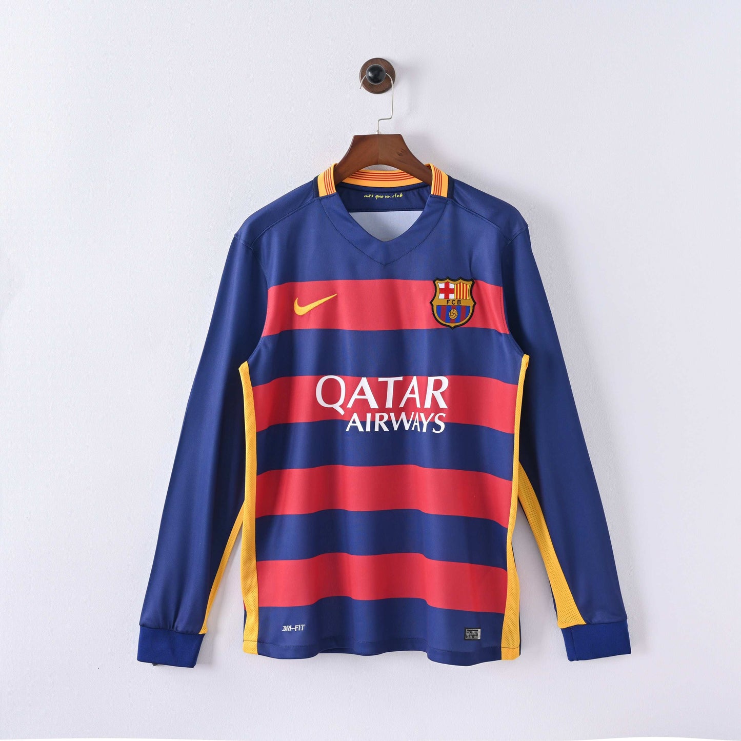 2015-16 FC Barcelona Home Kit - Long Sleeve - Retro Classic Kits