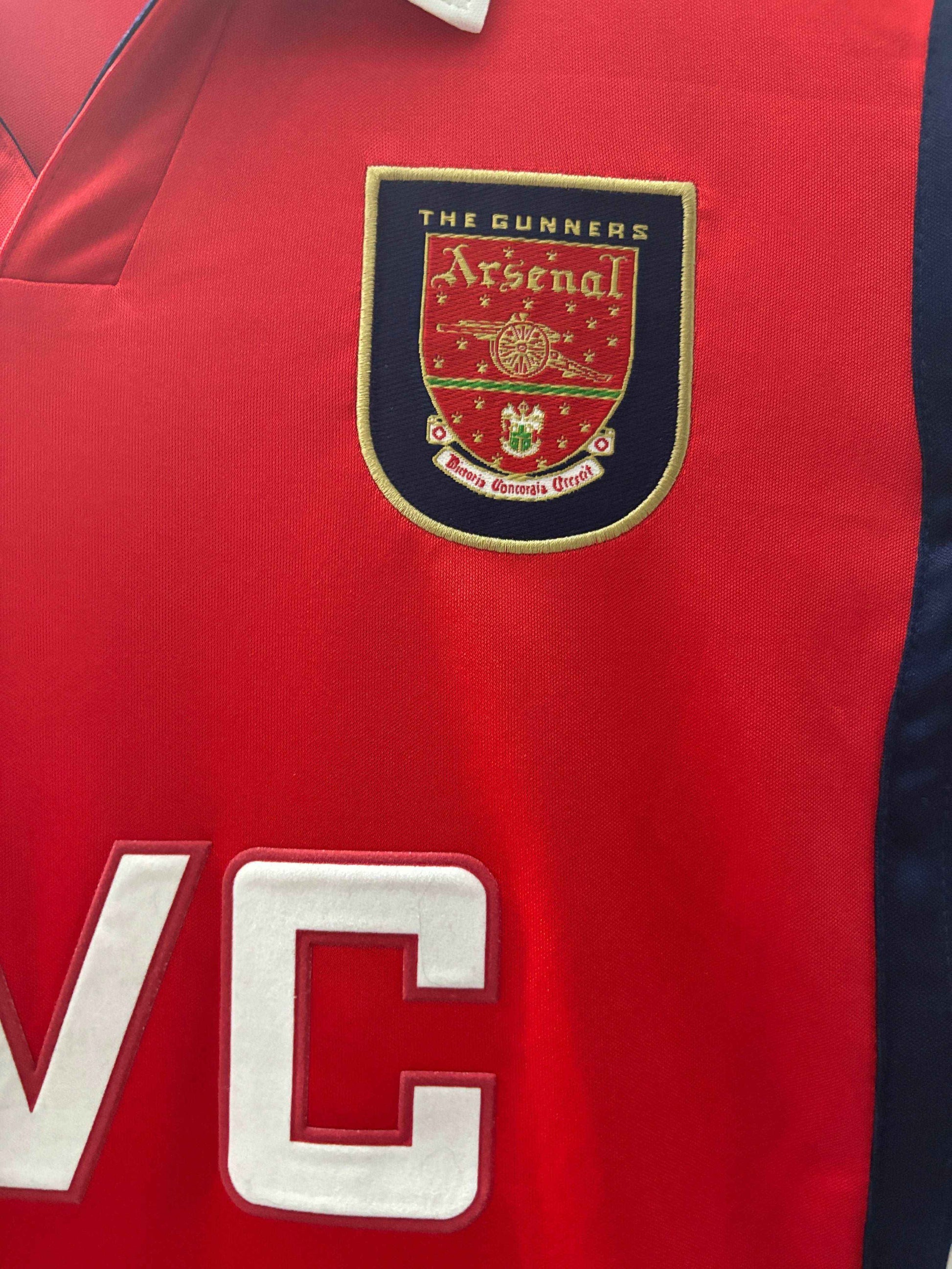1998-99 Arsenal Home Shirt - Retro Classic Kits