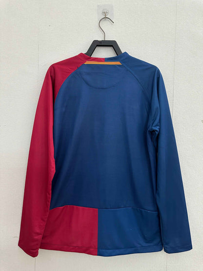 2008-09 Barcelona Home Shirt - Long Sleeve - Retro Classic Kits