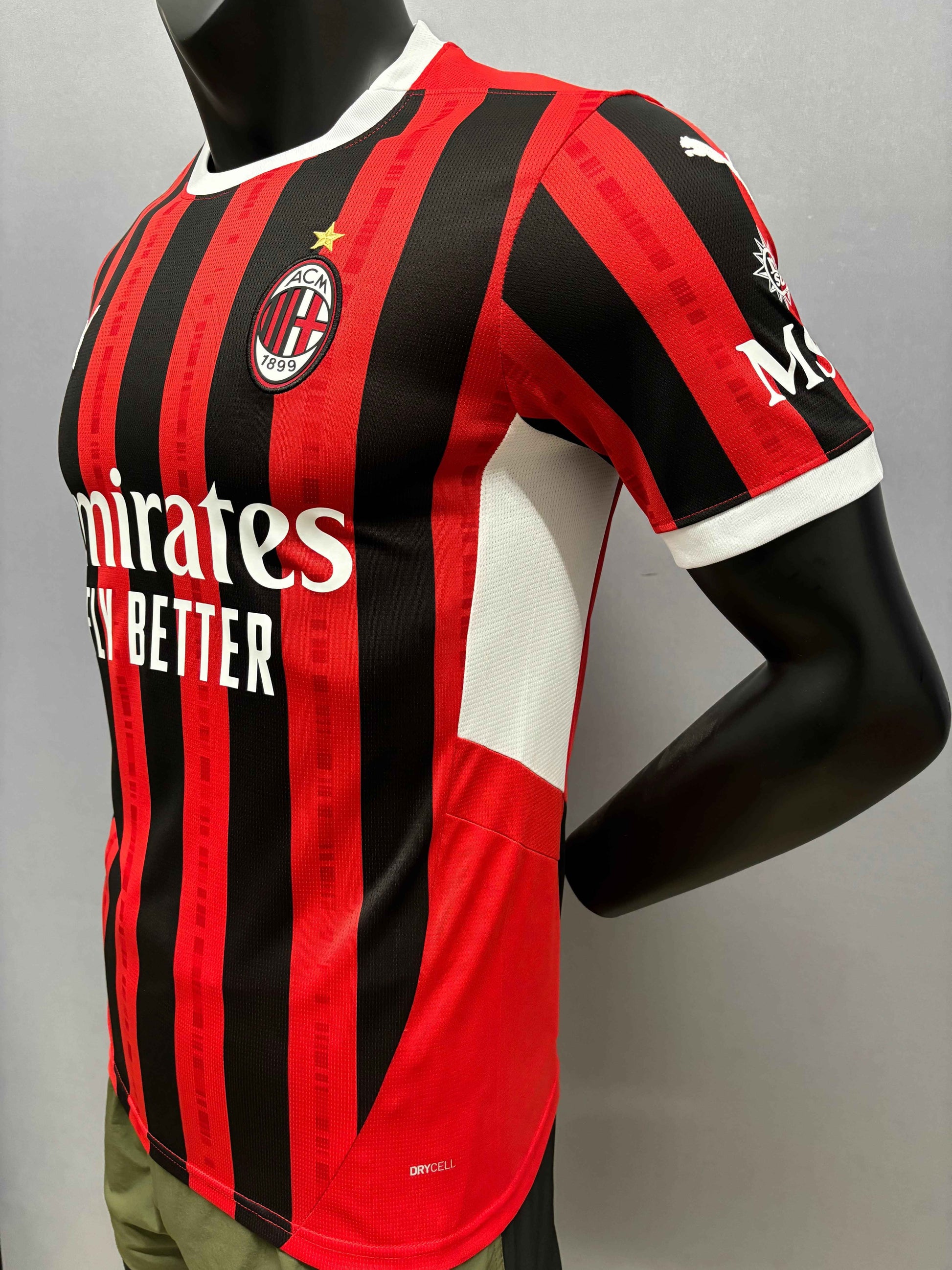 2024-25 AC Milan Home Shirt [Player Version] - Retro Classic Kits