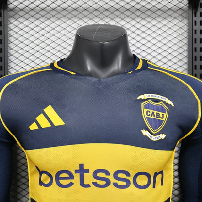 Boca Juniors 2025-26 Home Kit - Long Sleeve 